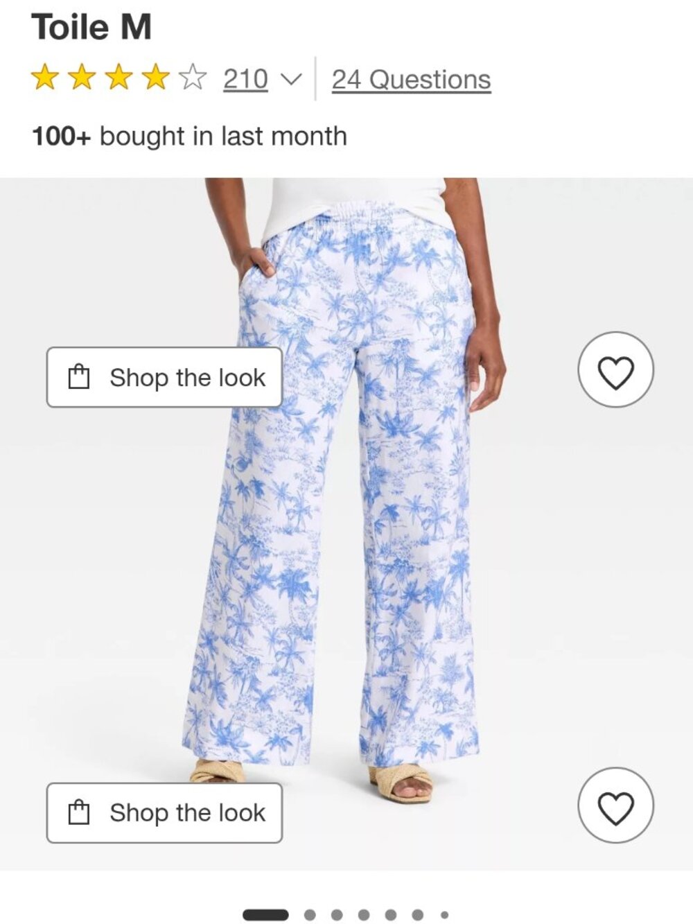 Target tall linen